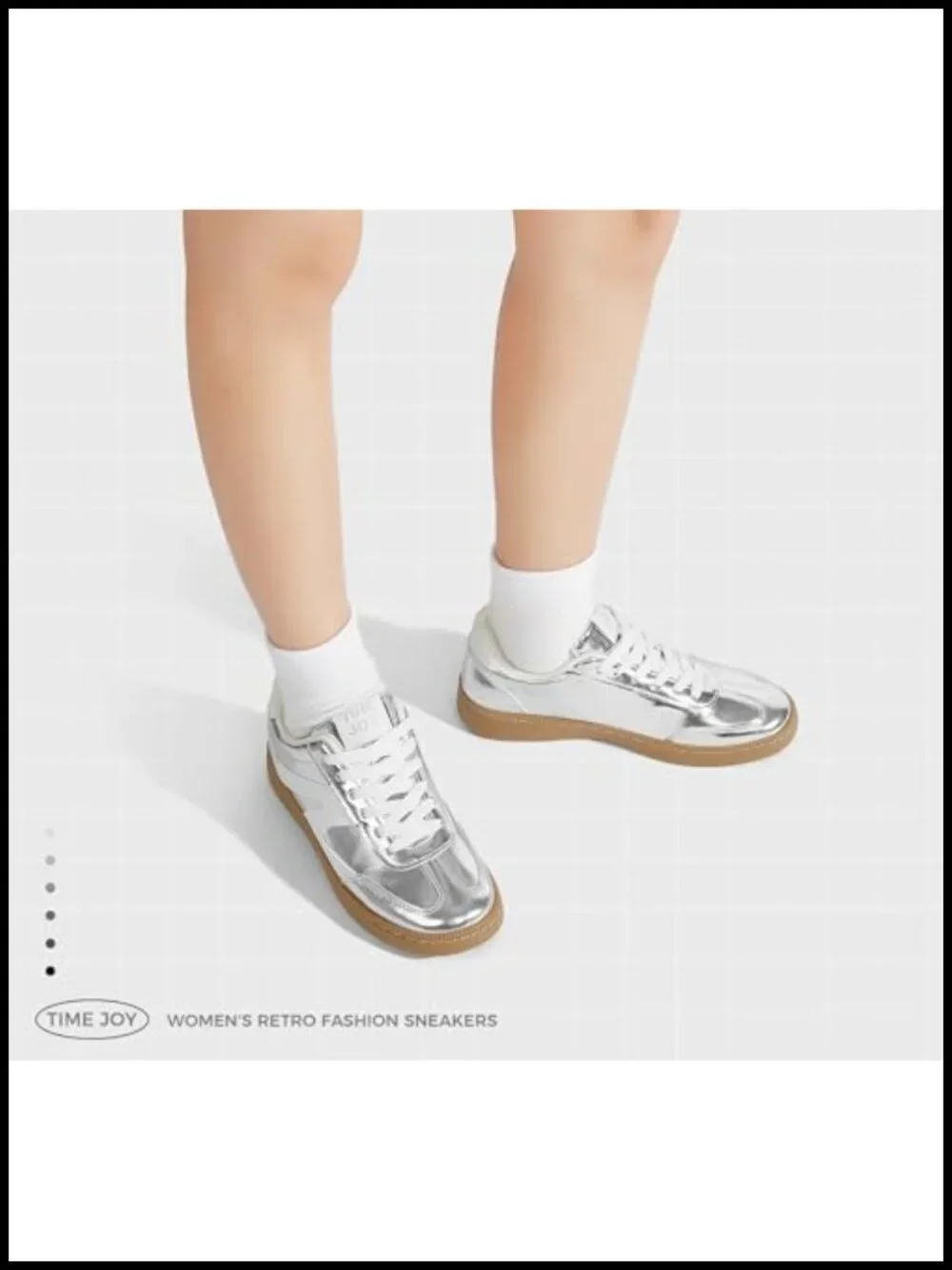 Vintage Leather & Suede Patchwork Sneakers with Cushion Insole Non-Slip Retro